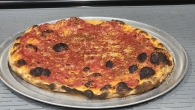 original New Haven tomato pie with no mozzarella